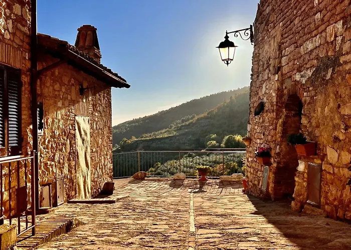 Сasa de vacaciones A Passo Lento Nel Castello Di Collepino -